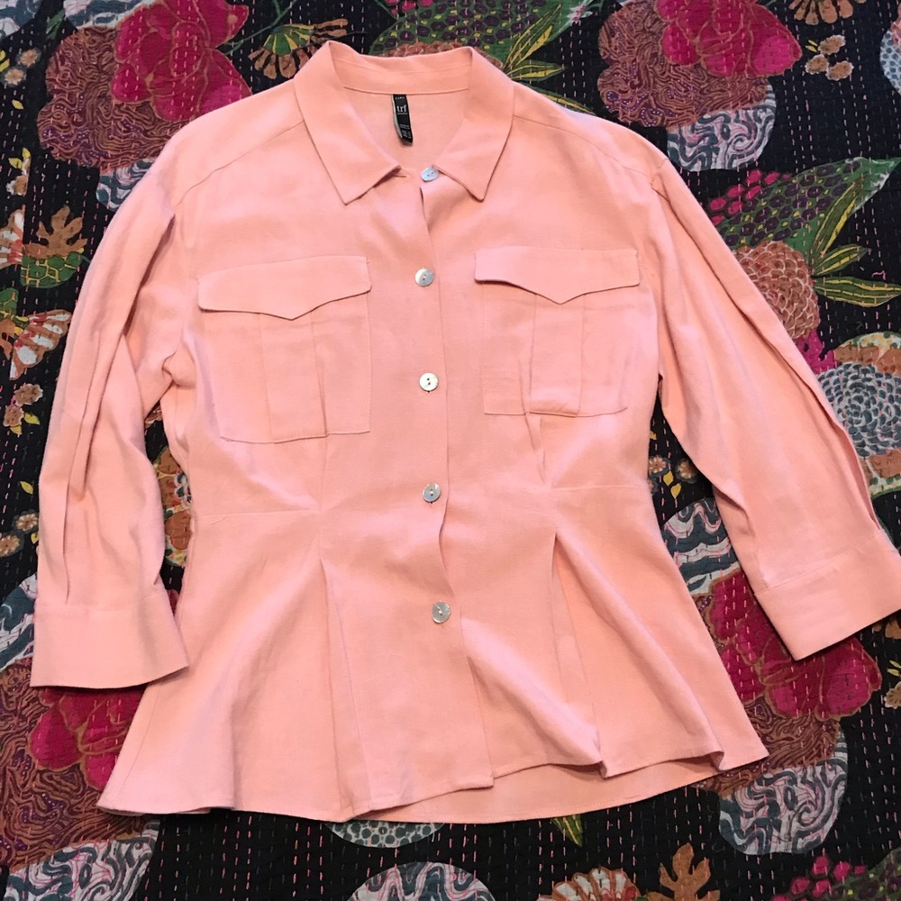 Safari Chic Zara Peplum Top